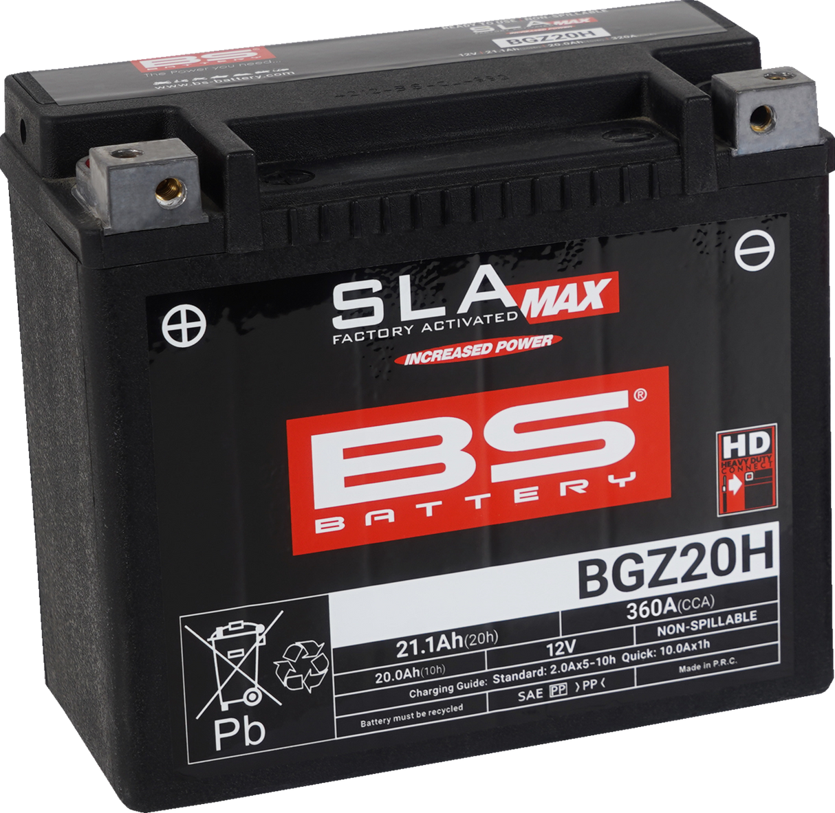 SLA MAX Factory- Activated AGM Maintenance-Free Battery