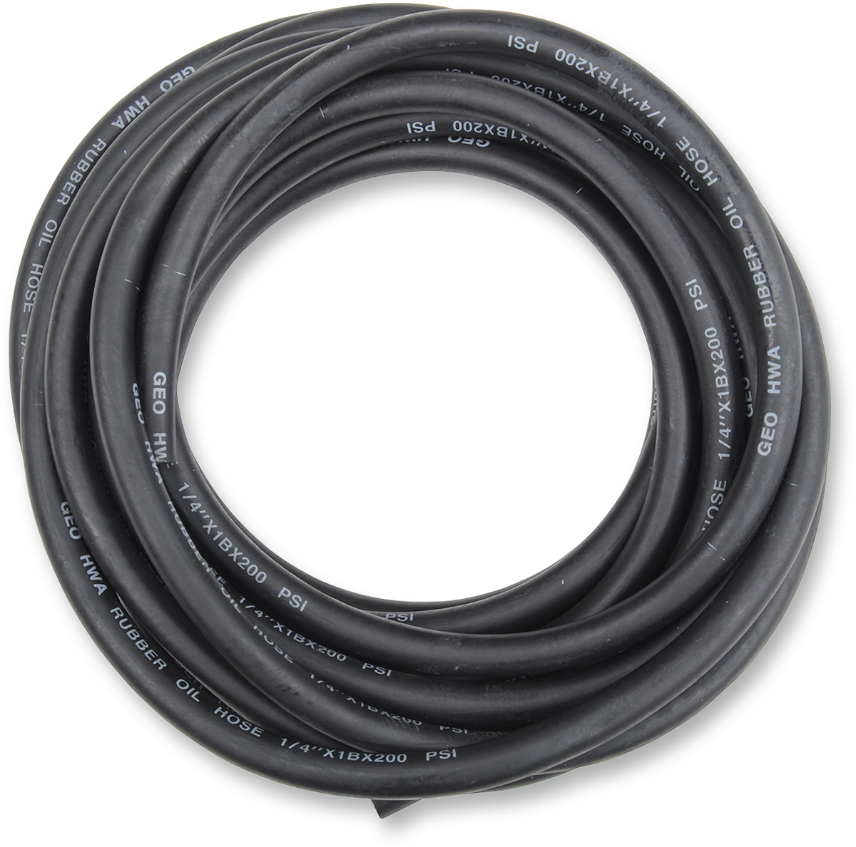 Universal Black Rubber Fuel/Oil Line