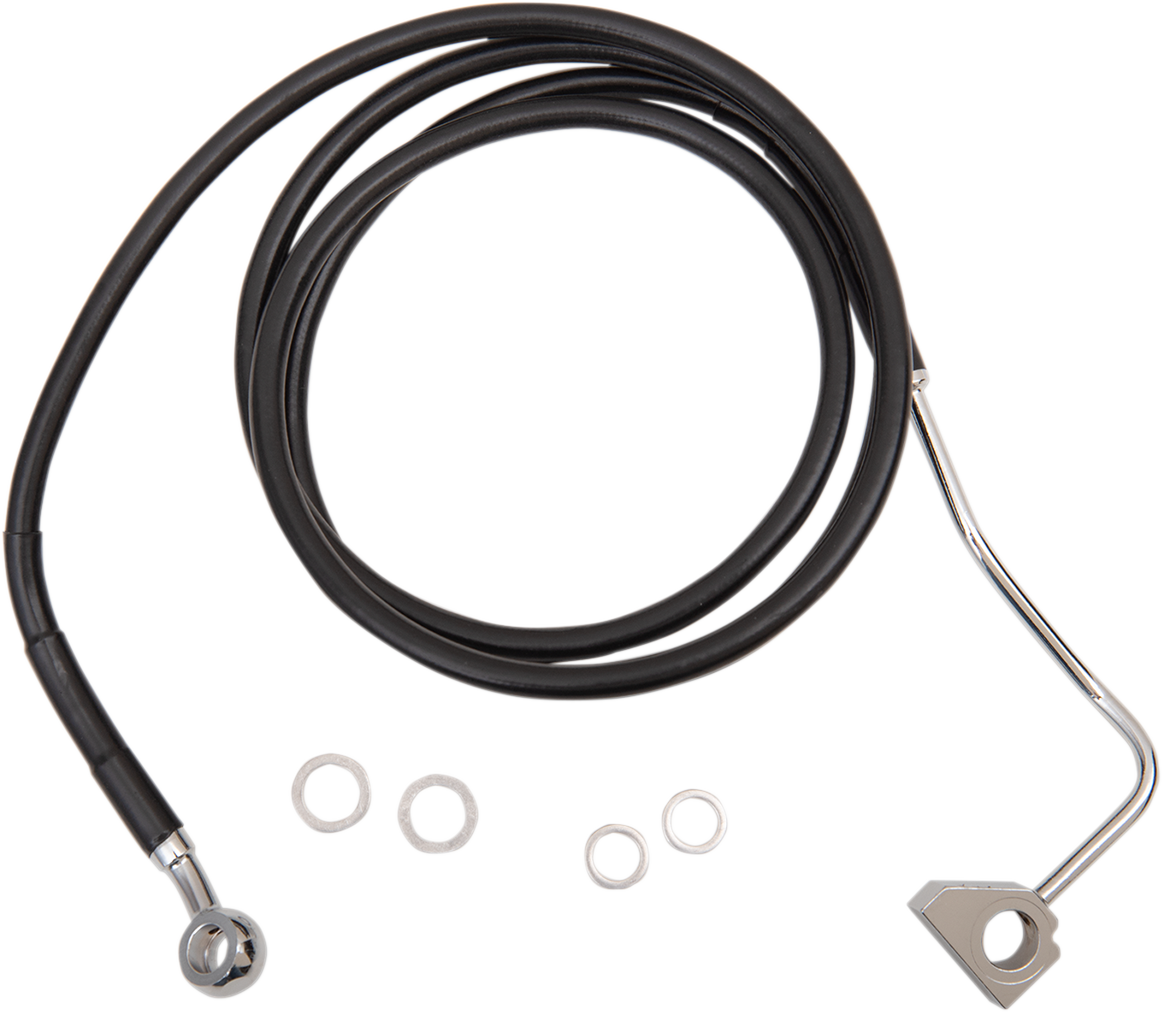 Extended Length Black Vinyl Brake Line Kit [2/2]