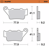 RoadPro Sintered Metal Brake Pads
