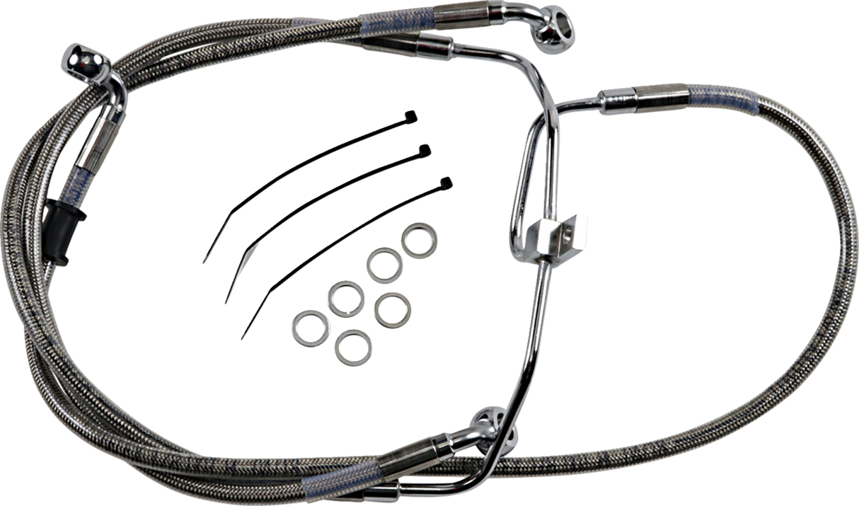 Extended Length Stainless Steel Brake Line Kit