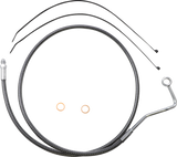 Brake Line - Carbon Fiber - Mid - ABS - FLHT