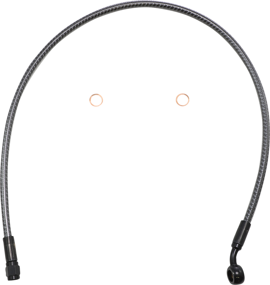Brake Line - Front - 3/8" - 35° - 27" - KARBONFIBR