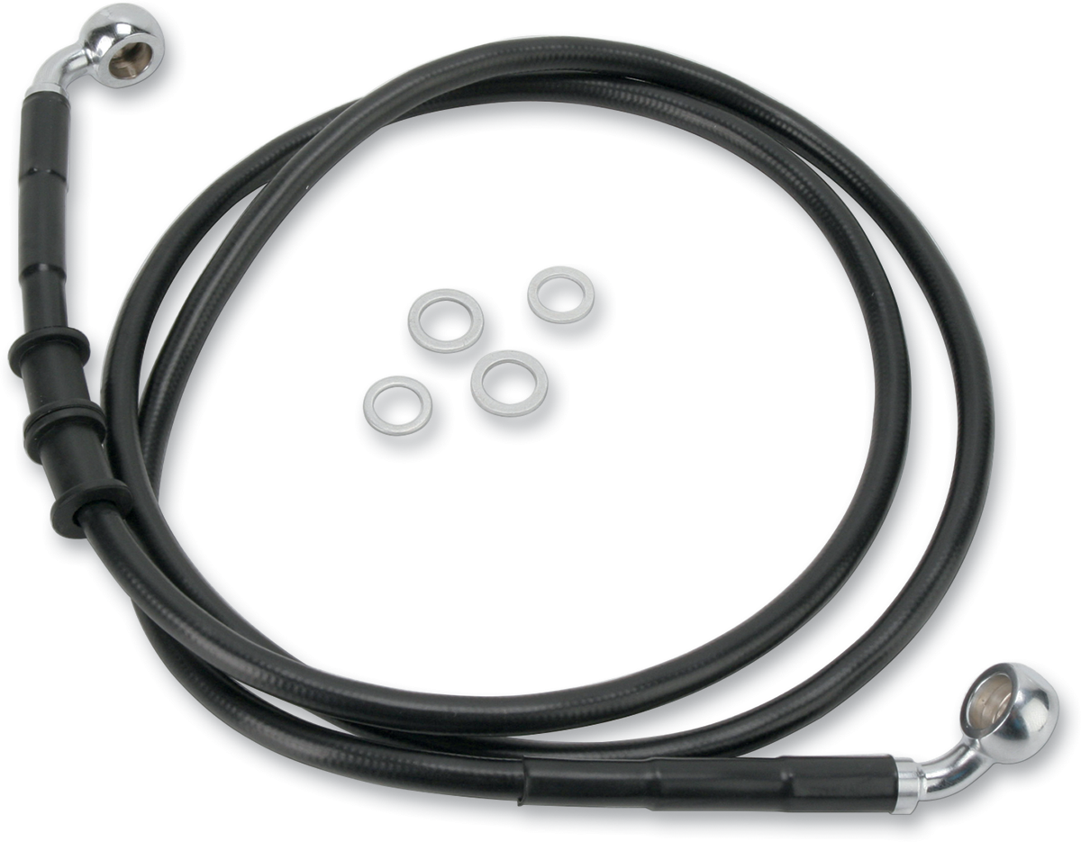 Extended Length Black Vinyl Brake Line Kit [2/2]