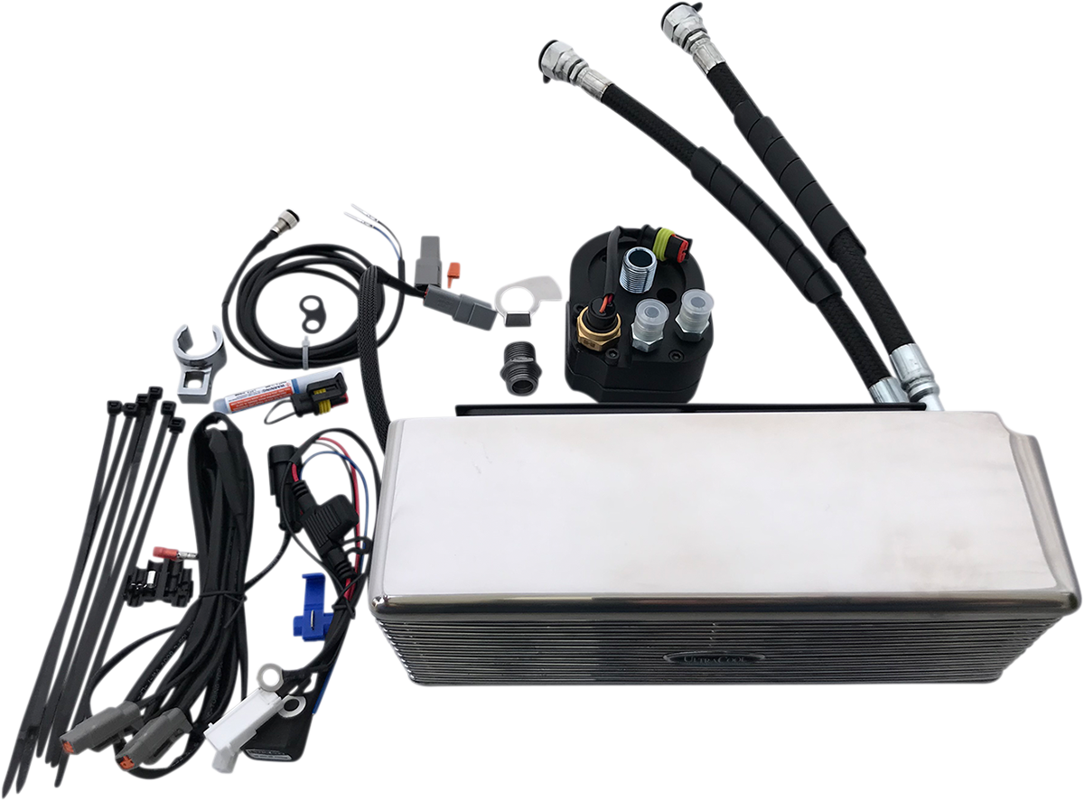 3.0 Below Regulator Mount Oil Cooler with Fan Kit for Dyna