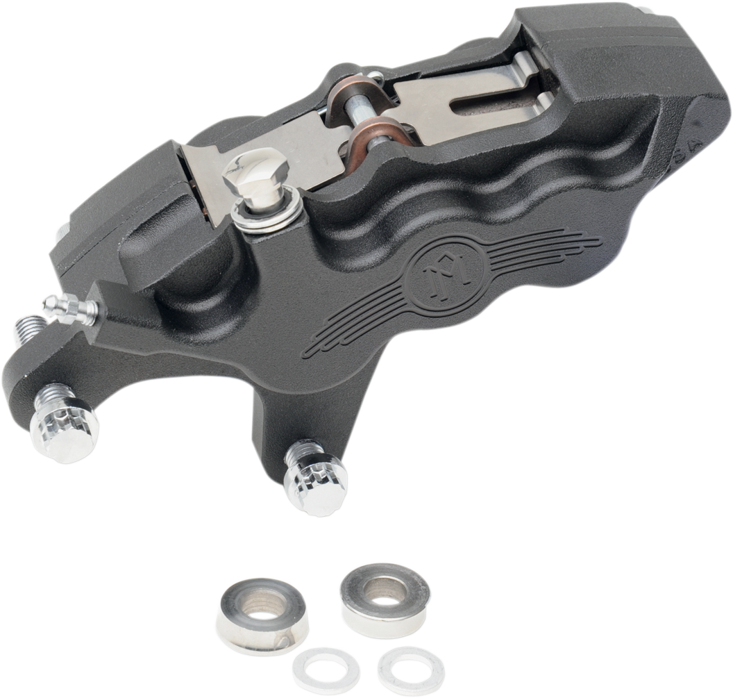 Six-Piston Differential-Bore Front Caliper