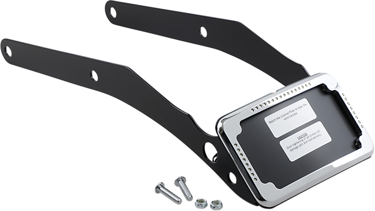 Curved License Mount with Frame