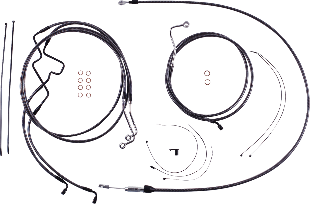 KARBONFIBR Designer Handlebar Installation Kit - 8" - '21-'22 FLHR