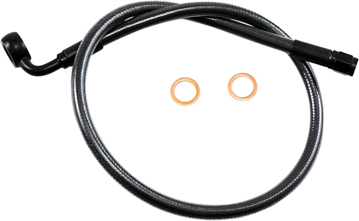 Brake Line - 12mm-90° - 24" - Black Pearl