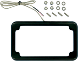 Beveled License Plate with Lights