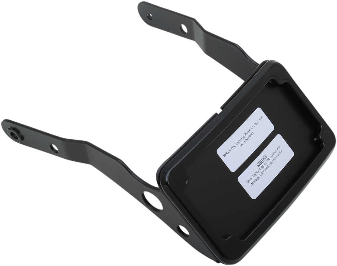 Curved License Mount with Frame