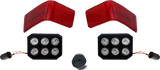 LED Tour-Pak Run/Brake Lights with Lenses