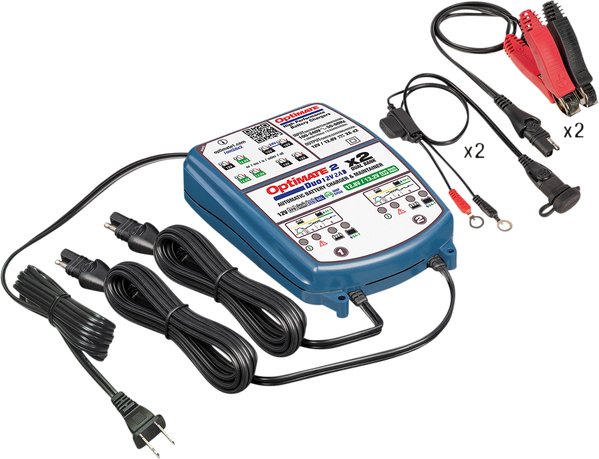 OptiMate™ 2 Duo Bronze Series Battery Charger