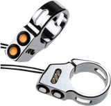 Rat Eye LED Fork Mount Turn Signals