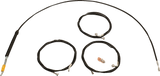 Standard Black Vinyl Handlebar Cable/Brake Line Kit — Ape Hanger