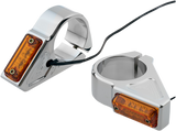 Rectangle LED Fork Mount Turn Signals