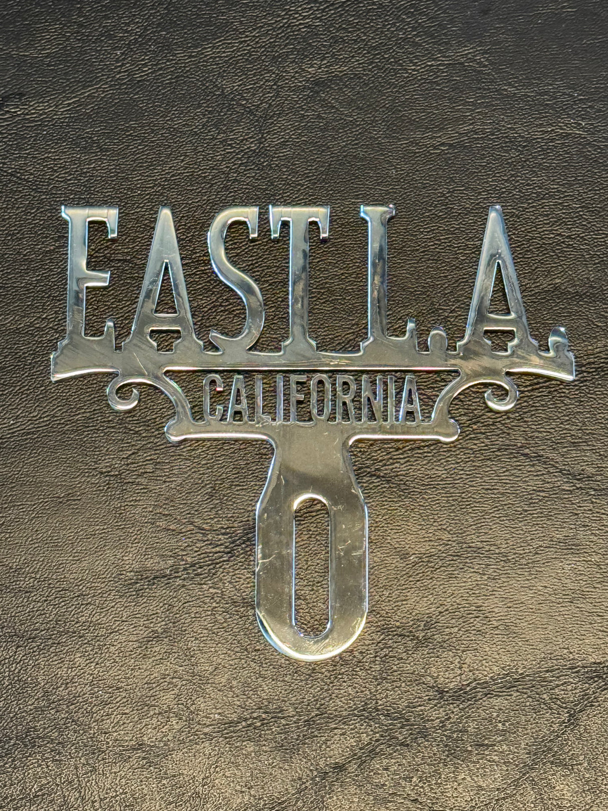 East LA California License Plate Topper