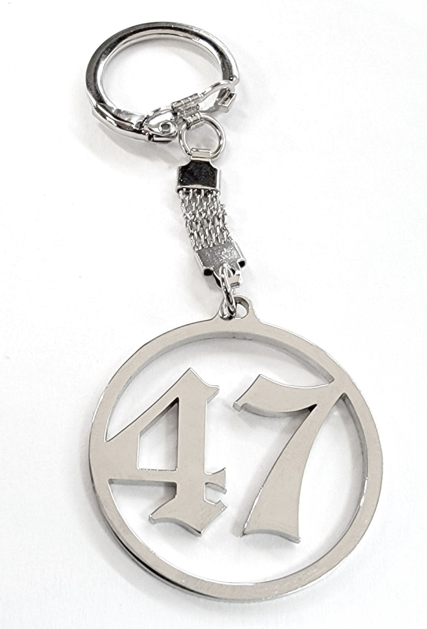 Factory 47 Keychain Polished Stainless