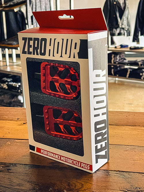 Zero Hour Foot Pegs Red