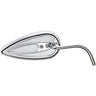 Teardrop Mirror with Steel Stem-Right Side Chrome