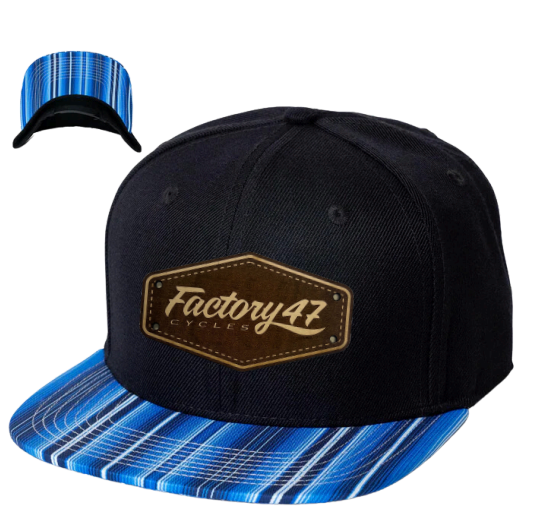 FACTORY 47 BLUE SERAPE HAT