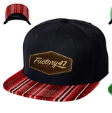 FACTORY 47 RED SERAPE HAT