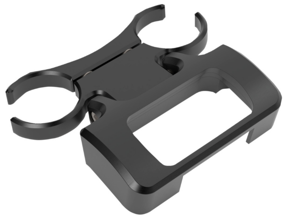 T-Bar Gauge Mount - M8 Softail Black/Chrome