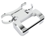 T-Bar Gauge Mount - M8 Softail Black/Chrome