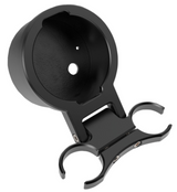 T-Bar Gauge Mount - Single - Black/Chrome