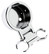 T-Bar Gauge Mount - Single - Black/Chrome