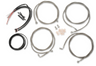 Complete Stainless Braided Handlebar Cable/Brake Line Kit - 15"-17" Handlebars - '17-'20 Touring
