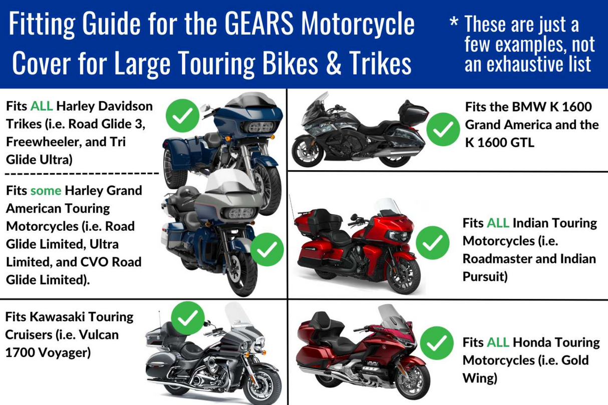TourTitan Waterproof Motorcycle Cover