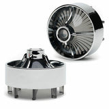 Screw In Style Big Chrome Smoked Turbine (FREE SHIPPING)