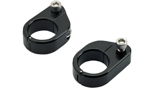 1" and 1.25" O/S Speed Clamps - Black Electroplated - Straight