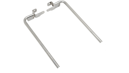 Pre Cut Saddlebag Support Brackets - Chrome - FL '14-'23