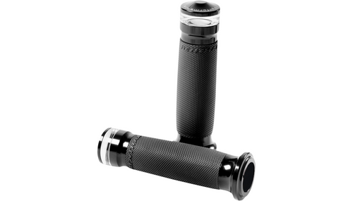 PM Vision Series Black Flashing LED Turn Signal Grips