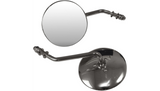 Vicla Round Mirrors with Visor Pair