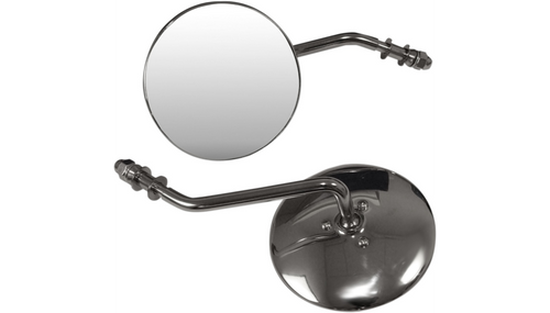 Vicla Round Mirrors with Visor Pair