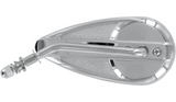 Teardrop Mirror Left Side Chrome