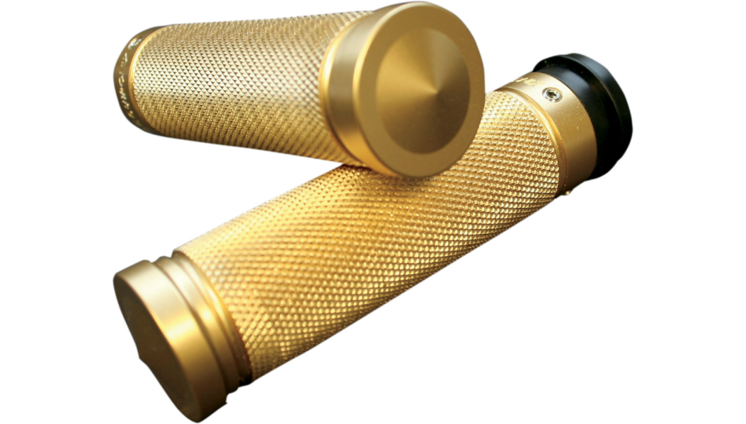 Brass Knurled Custom Grips