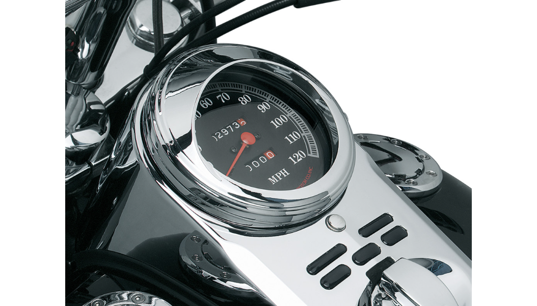 Speedometer Visor Chrome