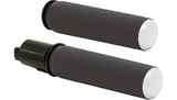 Knurled Grips, Chrome - 24-later FLHX / FLTRX