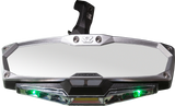 Halo R Rear View Mirror with Cast Aluminum Bezel/LED Cabin Light - Maverick X3