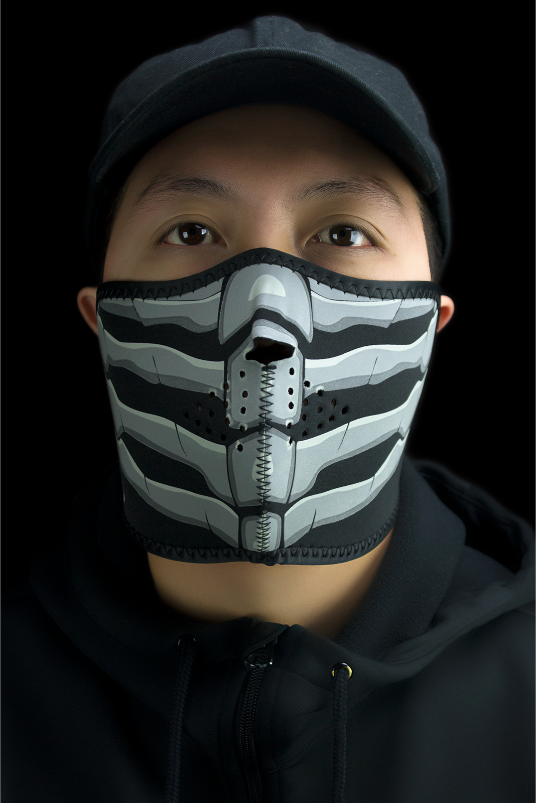 Neoprene Half Mask — Glow-in-the-Dark