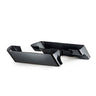 HARLEY® TOURING 3" SADDLEBAG EXTENSIONS DUAL CUT EXHAUST IN VIVID BLACK FOR '14-'22