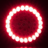 LED Rear Turn Signals for Harley Davidson | 1157 Base, Bullet Lens HOGWORKZ Halomaker
