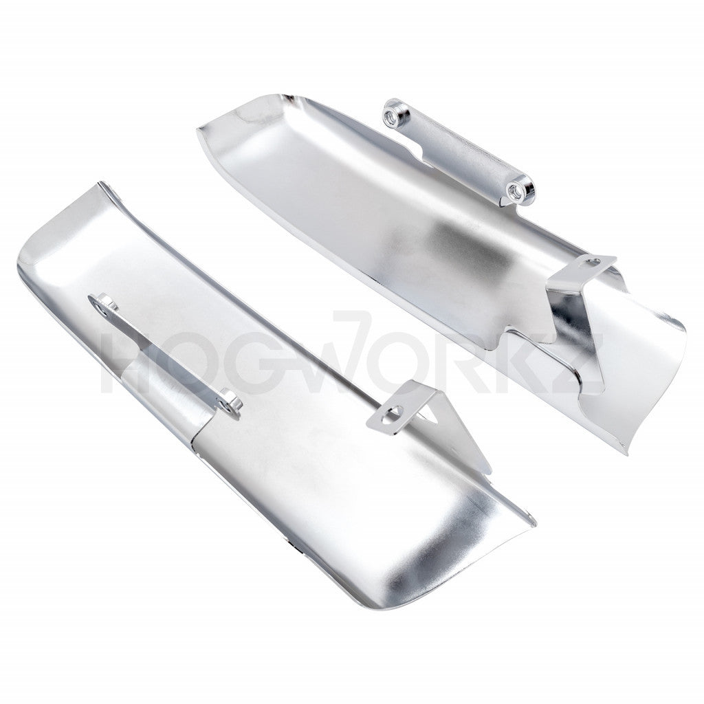 '14-'21 Harley Touring Chrome Solid Saddlebag Filler Strips