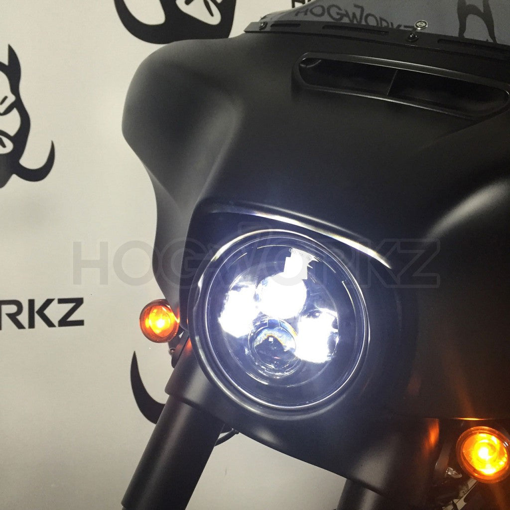 Blackout 7" LED Harley Daymaker Style Headlight