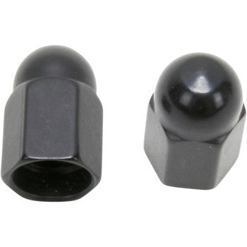 Valve Caps- BLACK / ANODIZED