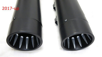 Performance Cut Megaphone 4" M8 Slip-On Exhaust Matte Black